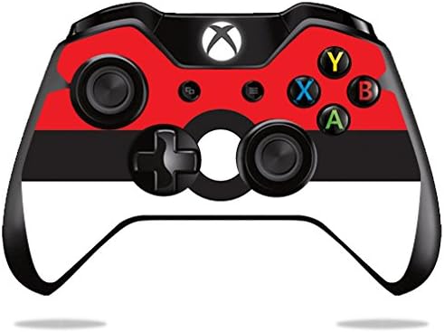 עור אדיסקינס תואם לבקר Microsoft Xbox One One S - כדור קרב | כיסוי עטיפת ויניל מגן, עמיד וייחודי